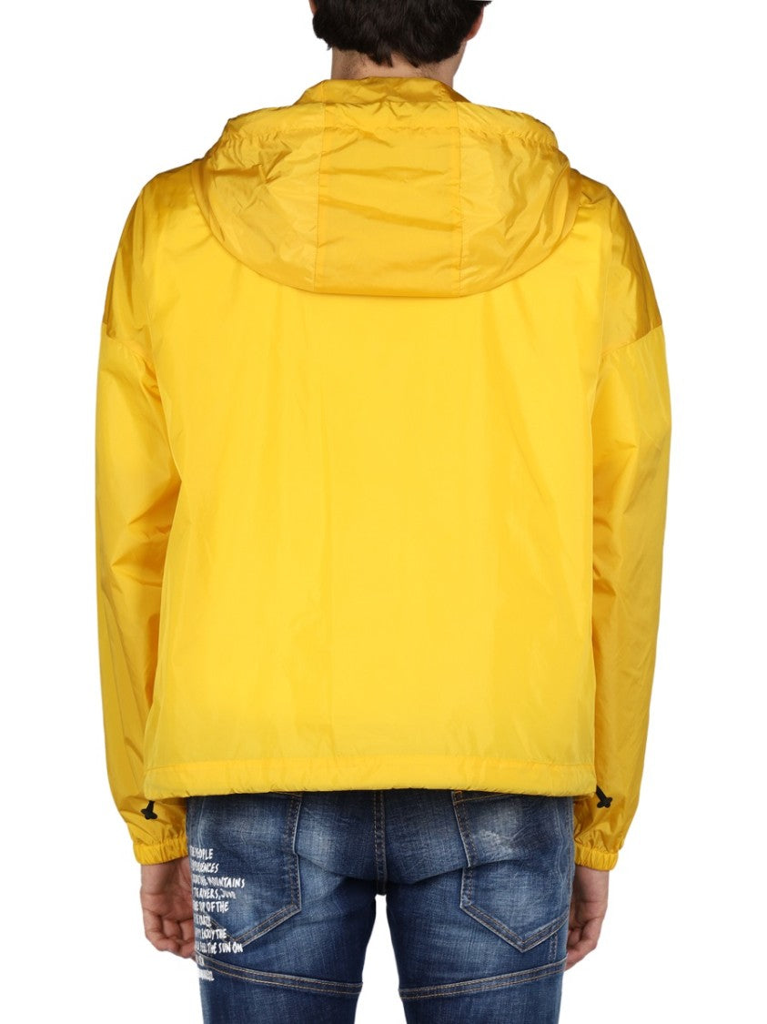 Dsquared2 Slightly Loose-Fit Windbreaker With Drawstring Hood