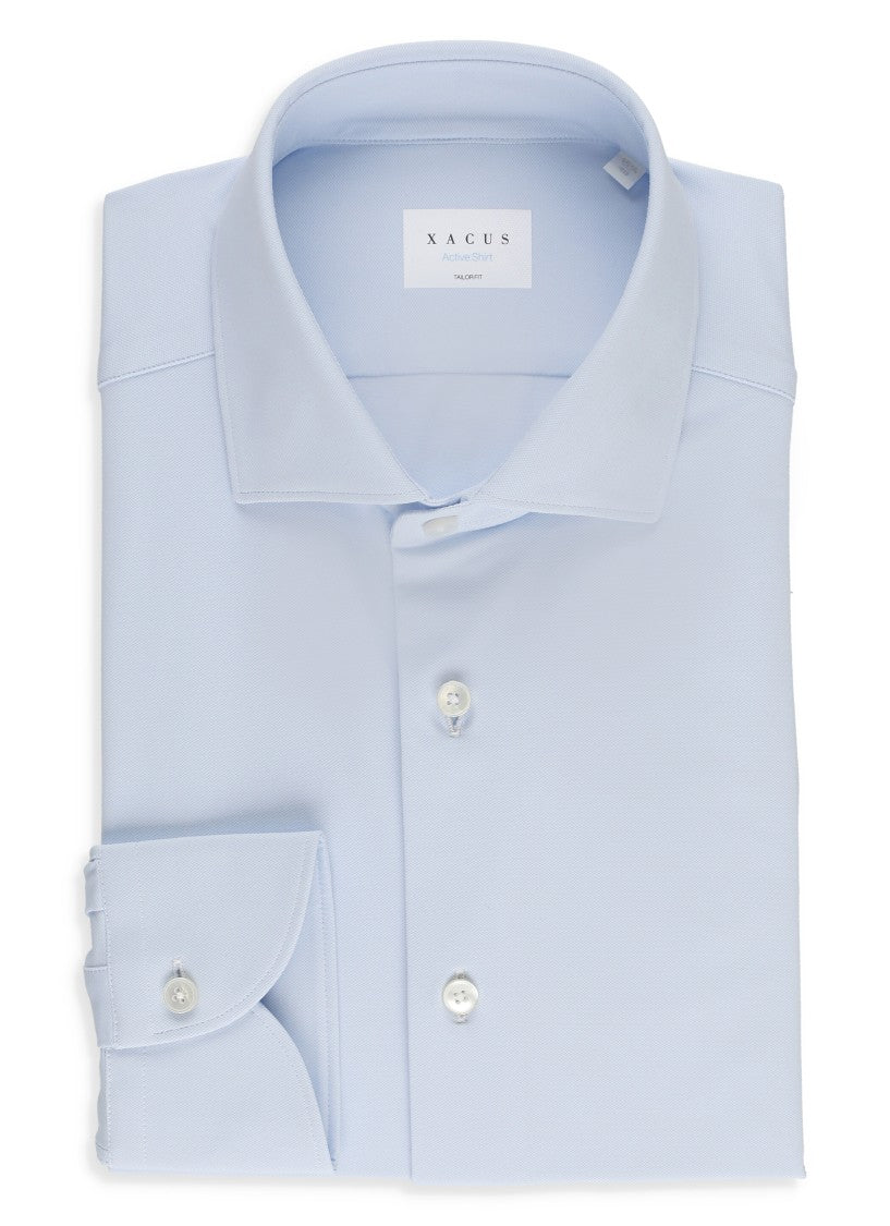 Xacus Light Blue Long Sleeves Casual Shirt
