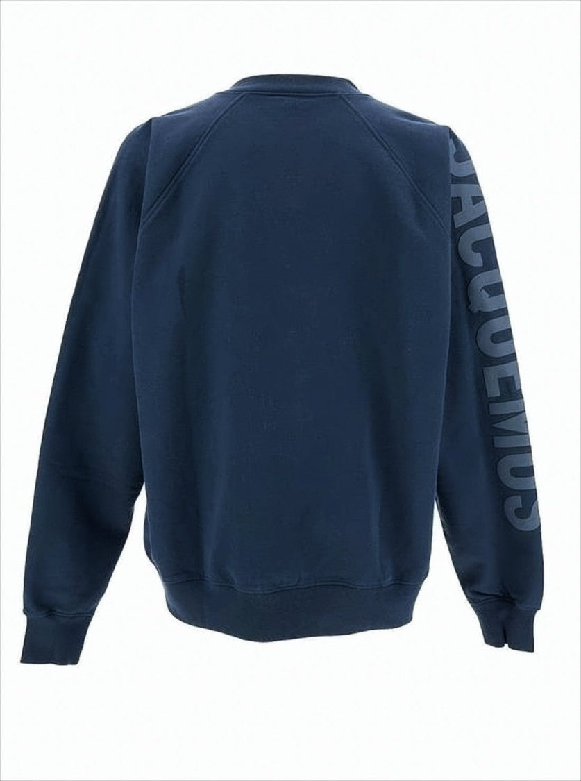 Jacquemus Relaxed-Fit Long Sleeve Sweatshirt With Bold Logo Detail