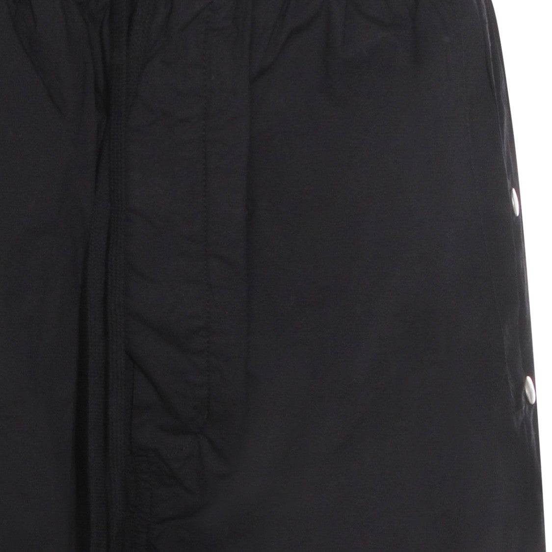 Thom Krom Black Cotton Elasticated Waist Shorts