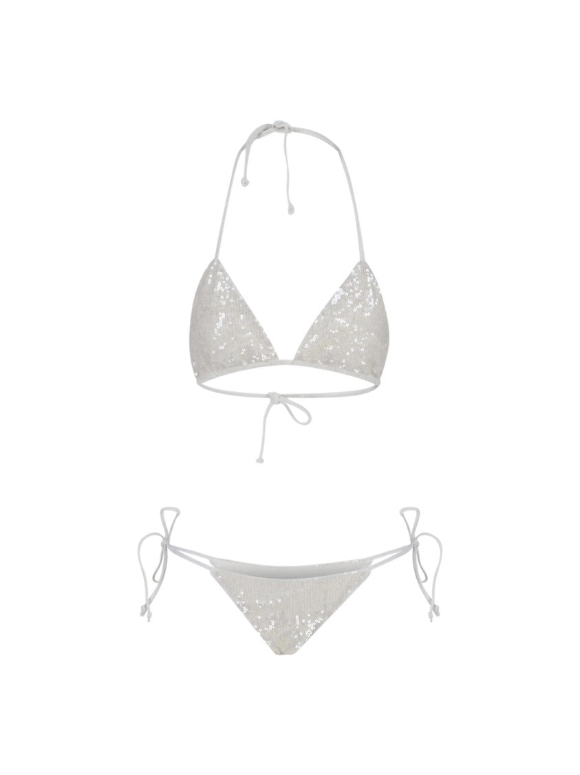 Parosh White Sequin Bikini