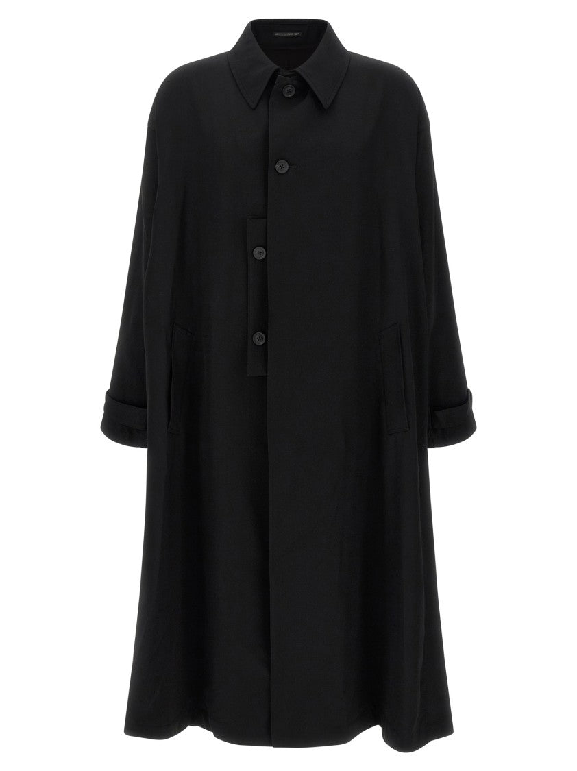 Yohji Yamamoto Light Wool Trench Coat