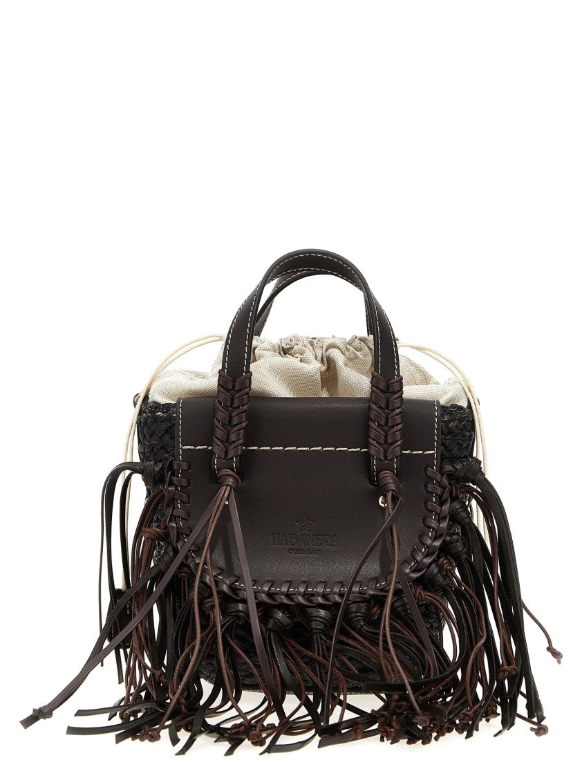 Cuba Lab 'Habanera Fringes - Ebony' Handbag