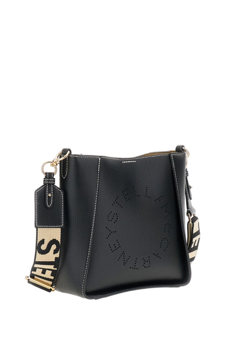 Stella Mccartney Black Alter Mat Vegan Leather Crossbody Bag