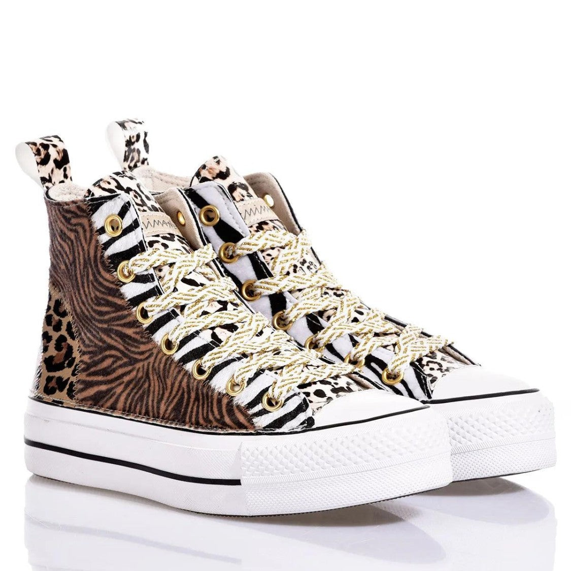 Converse Platform Jungle Mix High-Top Sneakers