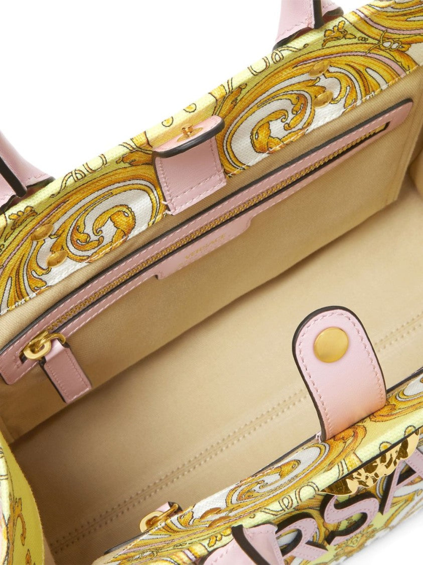Versace Baroque-Inspired Tote Bag With Medusa Emblem
