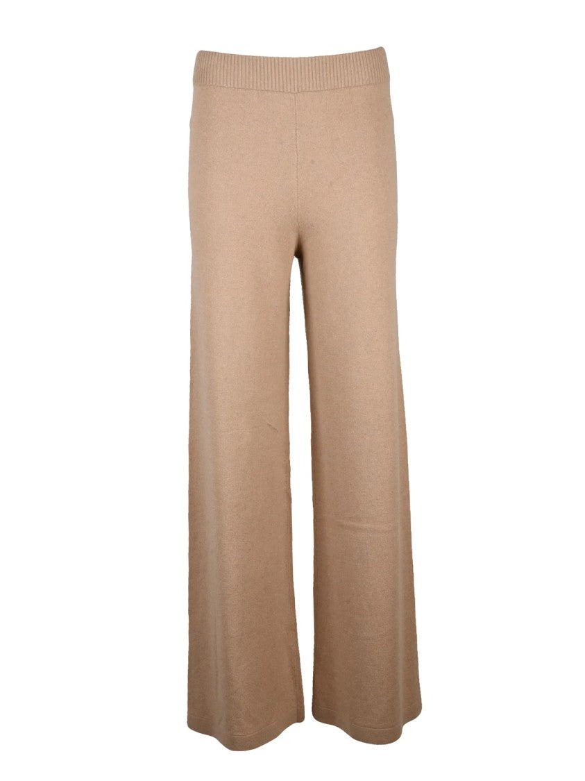 Pennyblack Wide-Leg Trousers With High Ribbed Waistband And Fluid Drape