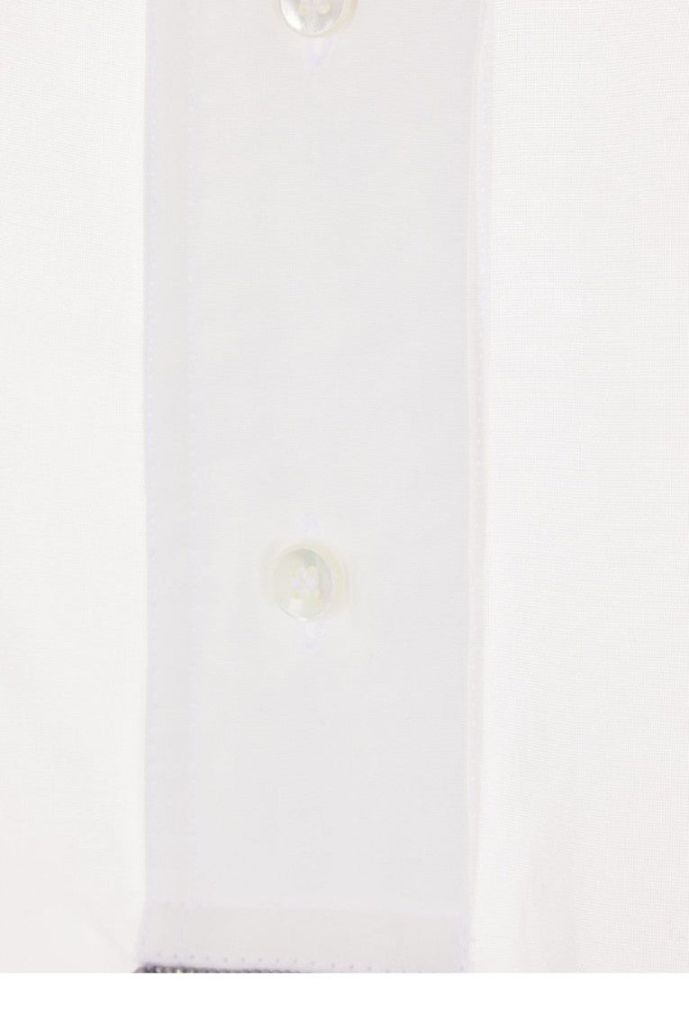 Brunello Cucinelli Long Sleeve White Shirt