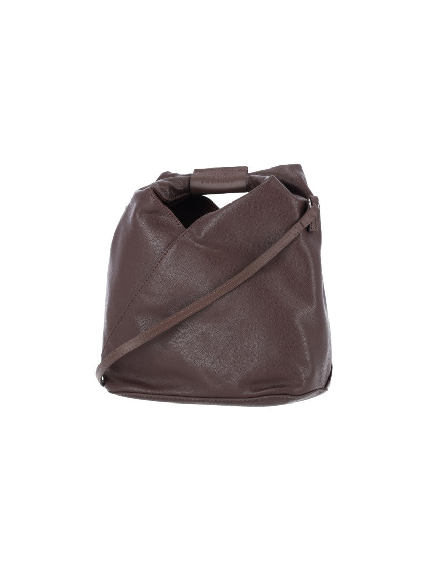 Mm6 By Maison Margiela Brown Japanese Vegan Leather Shoulder Bag