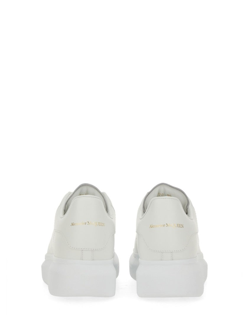 Alexander Mcqueen Oversized Perforated Side Exaggerated Leather Sneakers