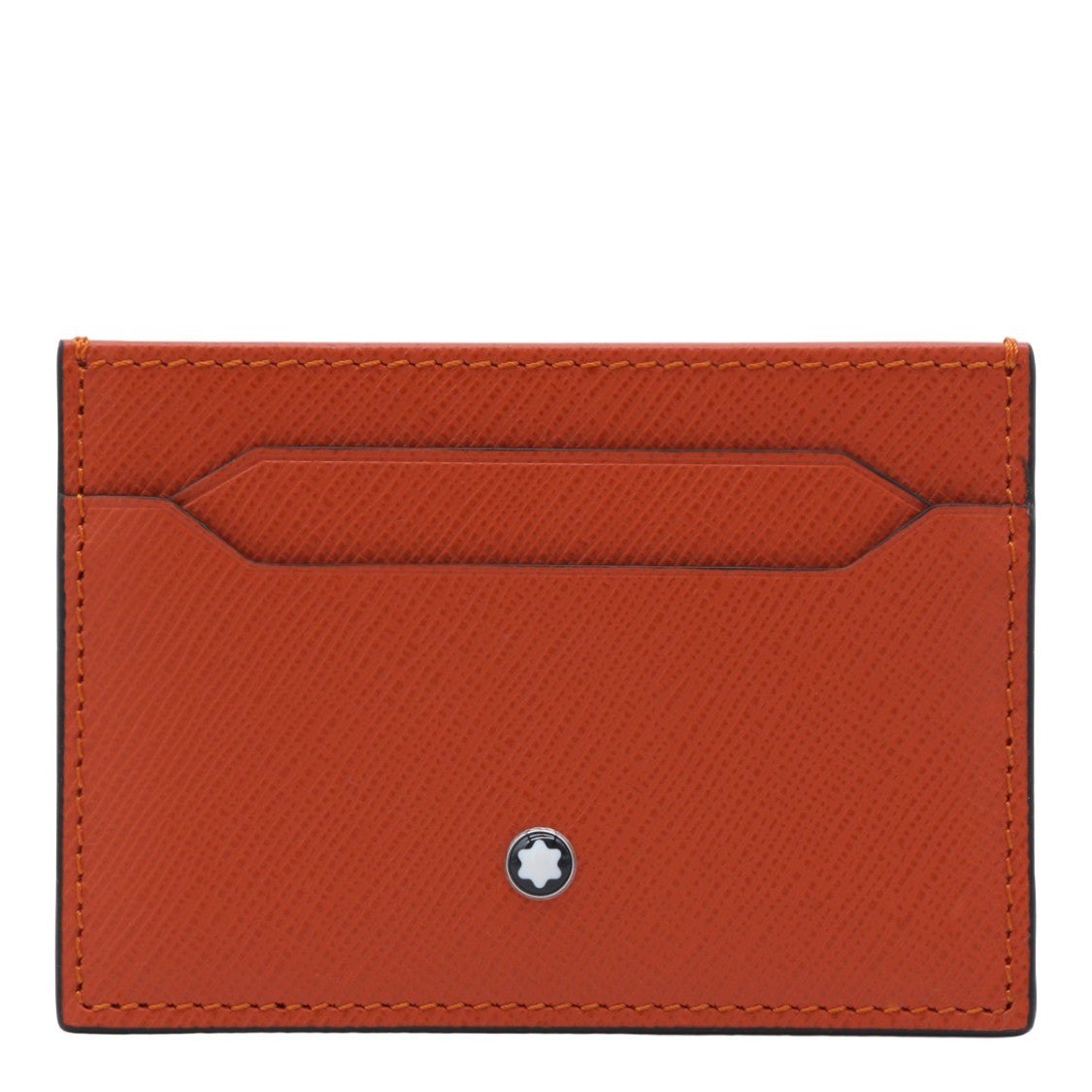 Montblanc Compact Black Wallet With Smooth Finish And Card Slots