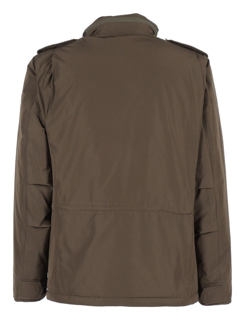 Aspesi Military-Inspired Utility Jacket With Adjustable Hood