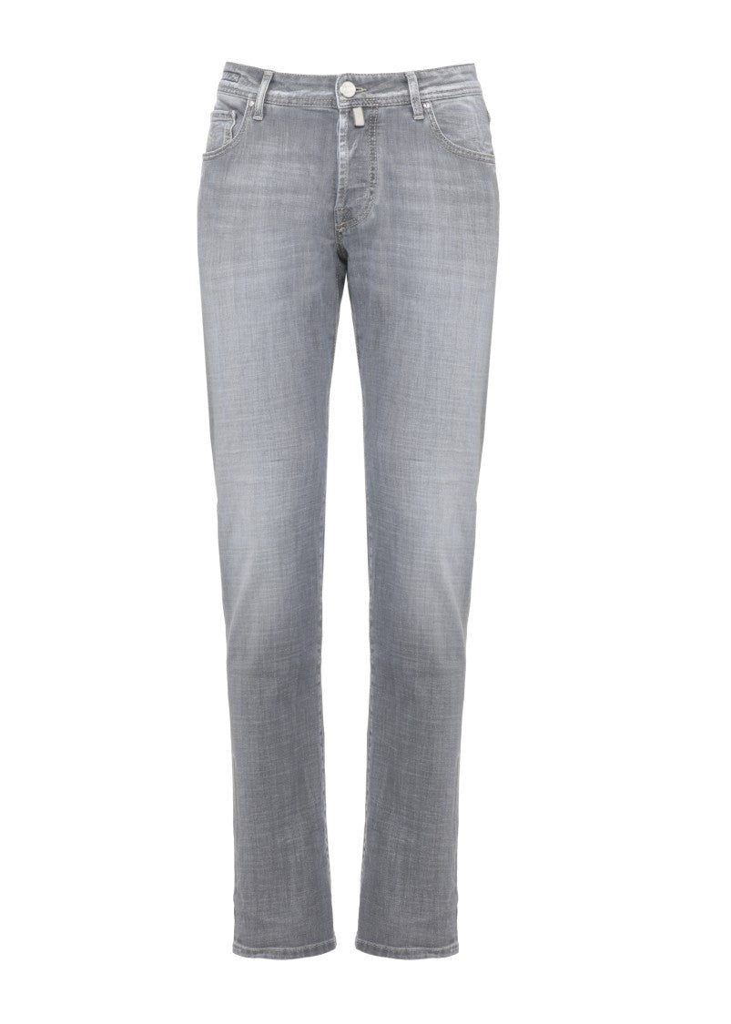 Jacob Cohen Grey Nick Slim Cotton Jeans