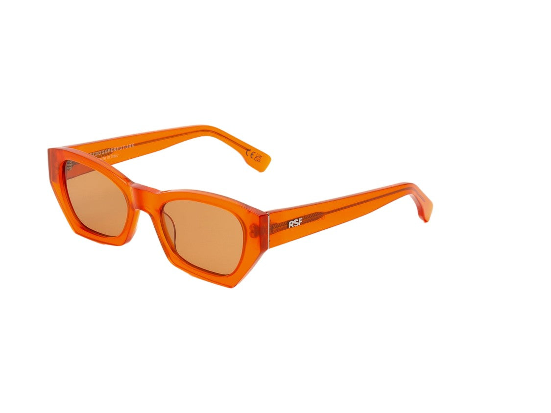 Retrosuperfuture Orange Amata Estate Mandarino Oversized Square Sunglasses