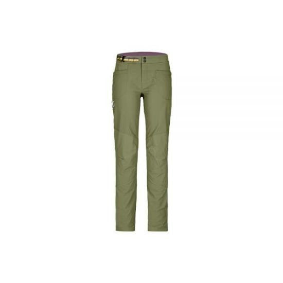 Ortovox Green Straight Pants With Mid-Rise Waist And Belt Loops