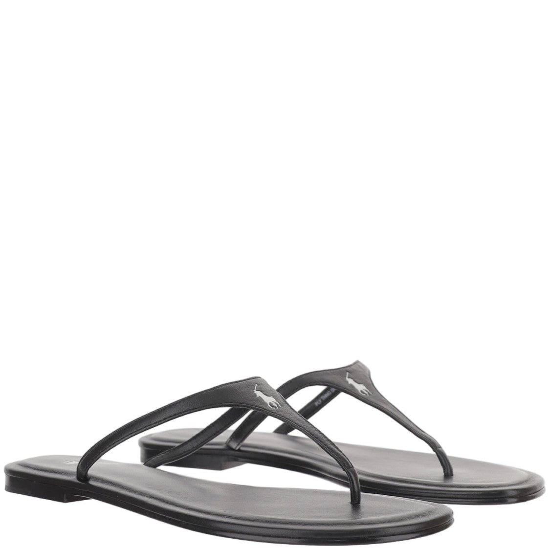 Polo Ralph Lauren Leather Sandals With Logo