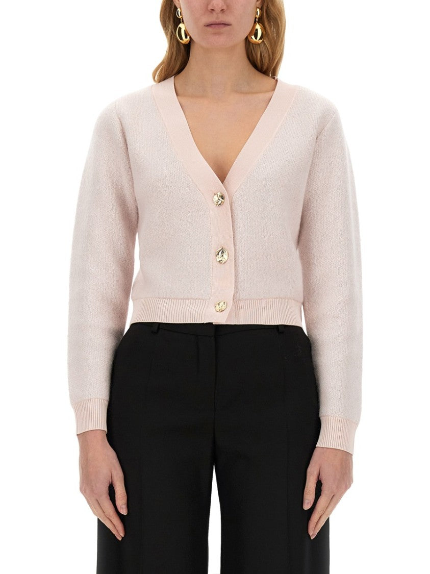Nina Ricci Regular Fit Mohair Blend Cardigan