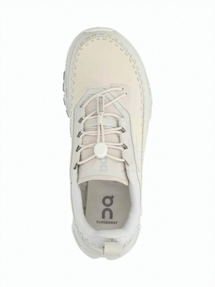 On Running White Recycled Polyester Toggle Lace Sneakers