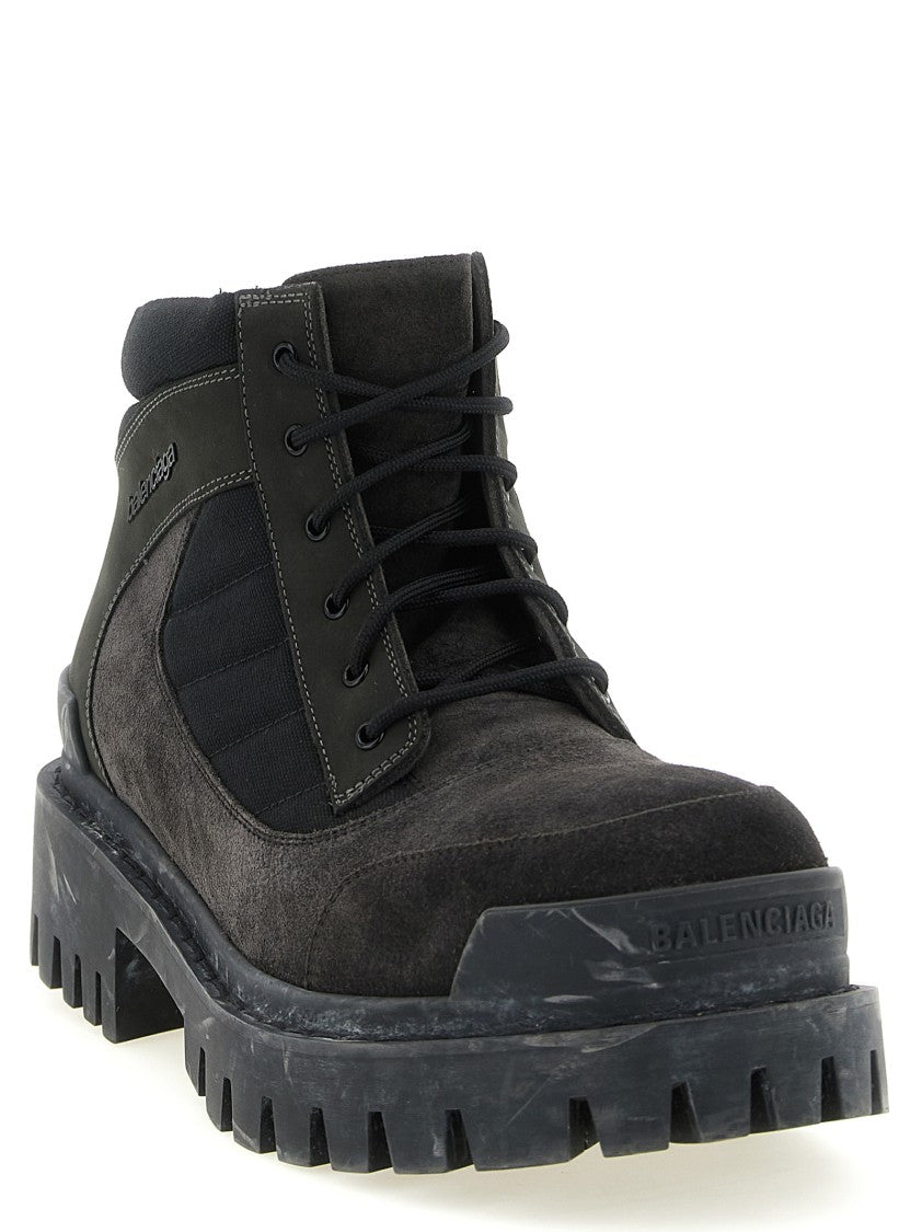 Balenciaga Combat Strike' Ankle Boots
