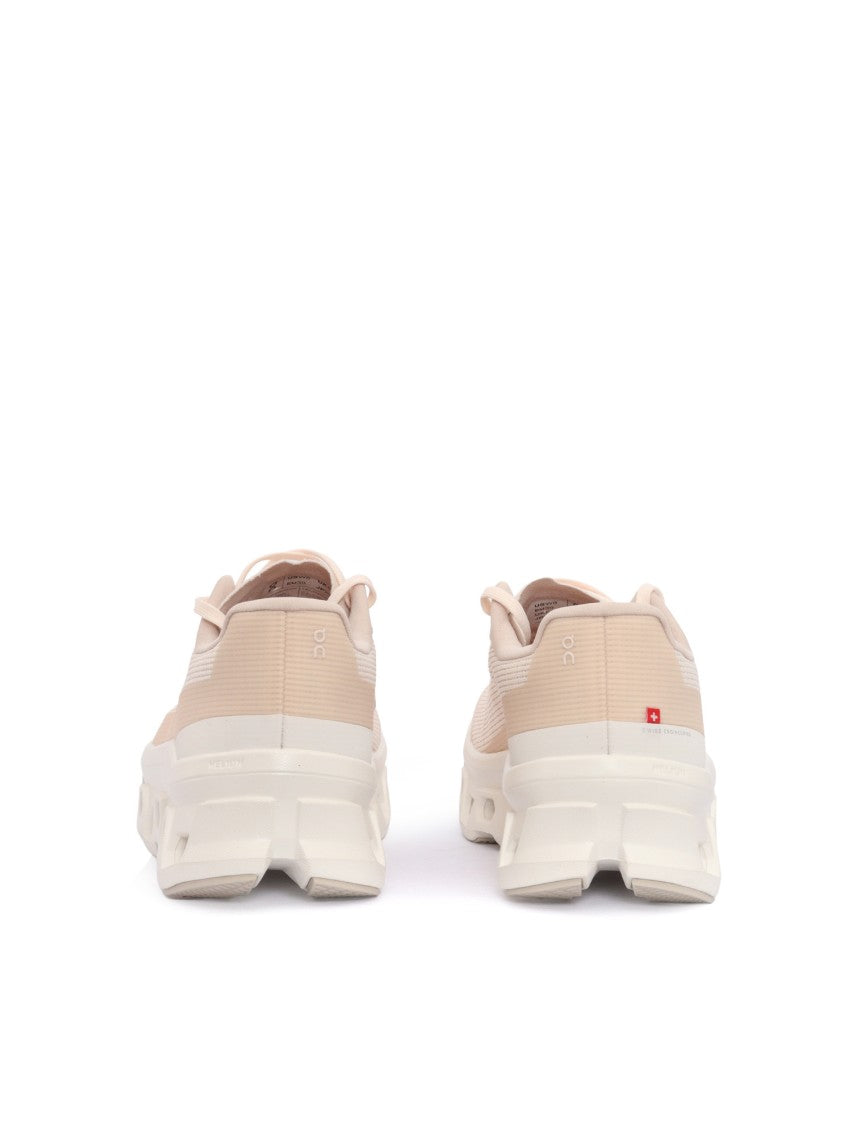 On Running Soled Cloudmonster Void Sneakers With Design