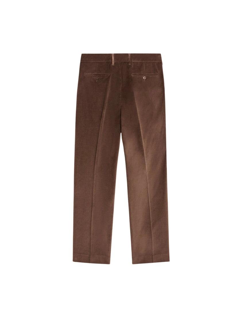 Pence Alain Coffee Velvet Chino Pants