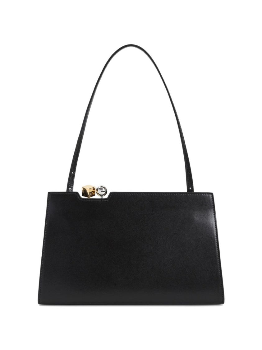 Jacquemus Black Rectangular Magnetic Rond-Carré Bag
