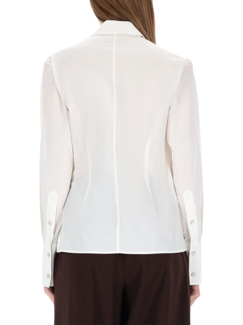 Helmut Lang Wrap Asymmetrical Long-Sleeved Shirt
