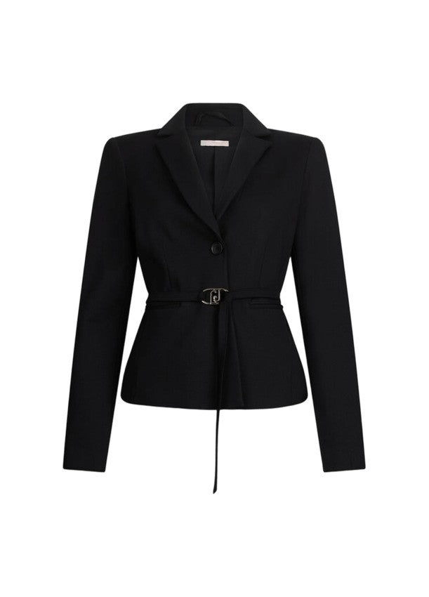 Liu Jo Tailored Black Jacket With Classic Lapel