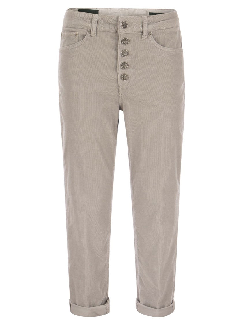 Dondup Koons - Multi-Striped Velvet Trousers