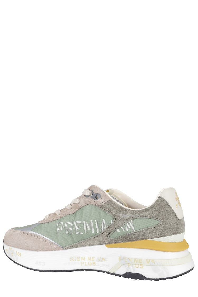 Premiata Moreun Sneakers - Green/Beige