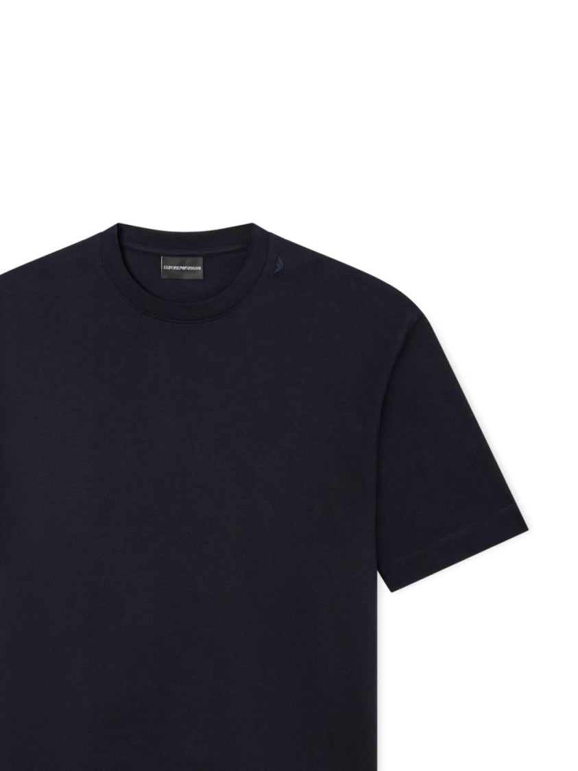 Emporio Armani Dark Blue Crew Neck T-Shirt