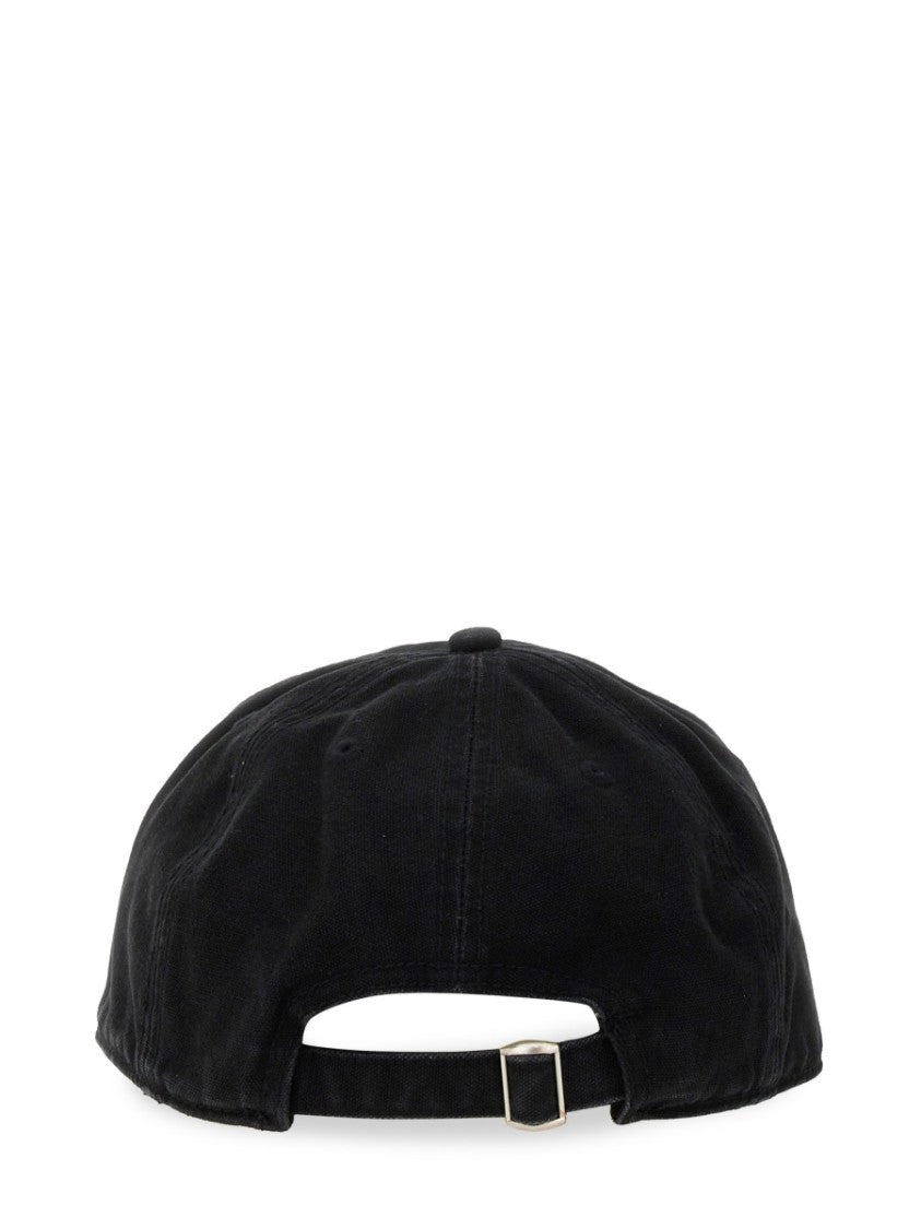 Mm6 By Maison Margiela Curved Brim Baseball Cap With Subtle Logo