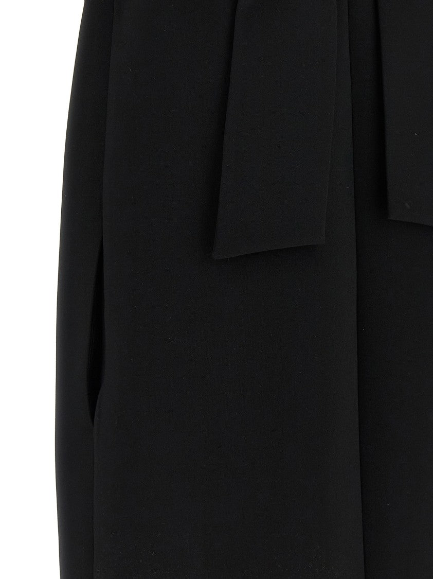 Moschino Strapless Mini Dress With 'Fiocco' Detail