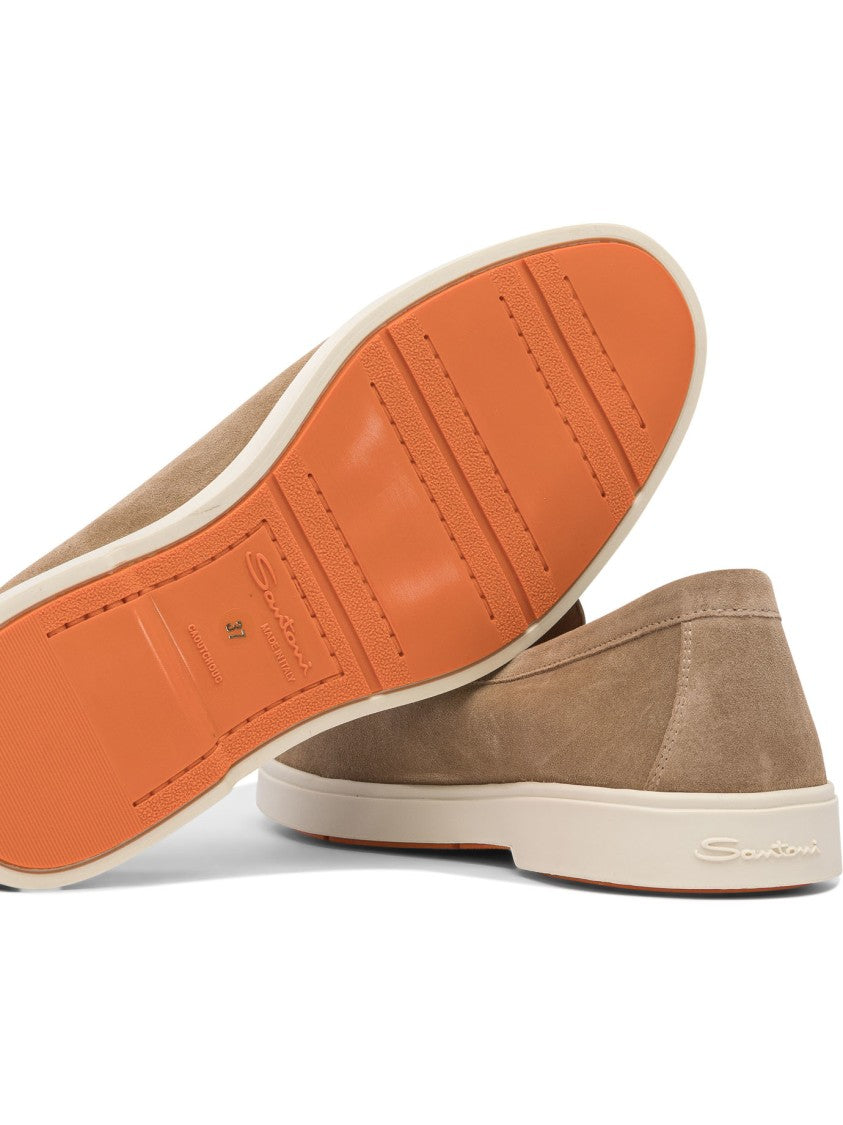 Santoni Calf Leather Santoni Loafers