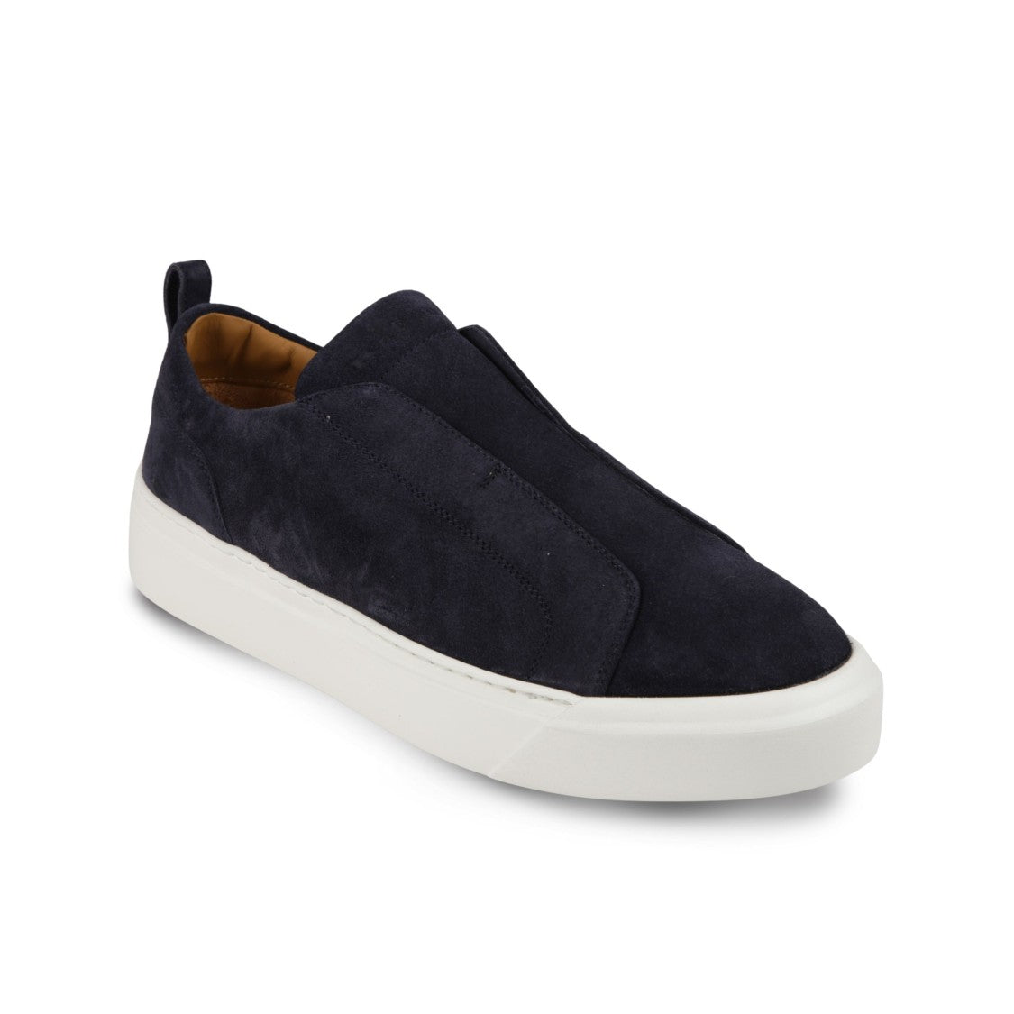 Kiton Minimalist Calfskin Sneakers With Refined Craftsmanship