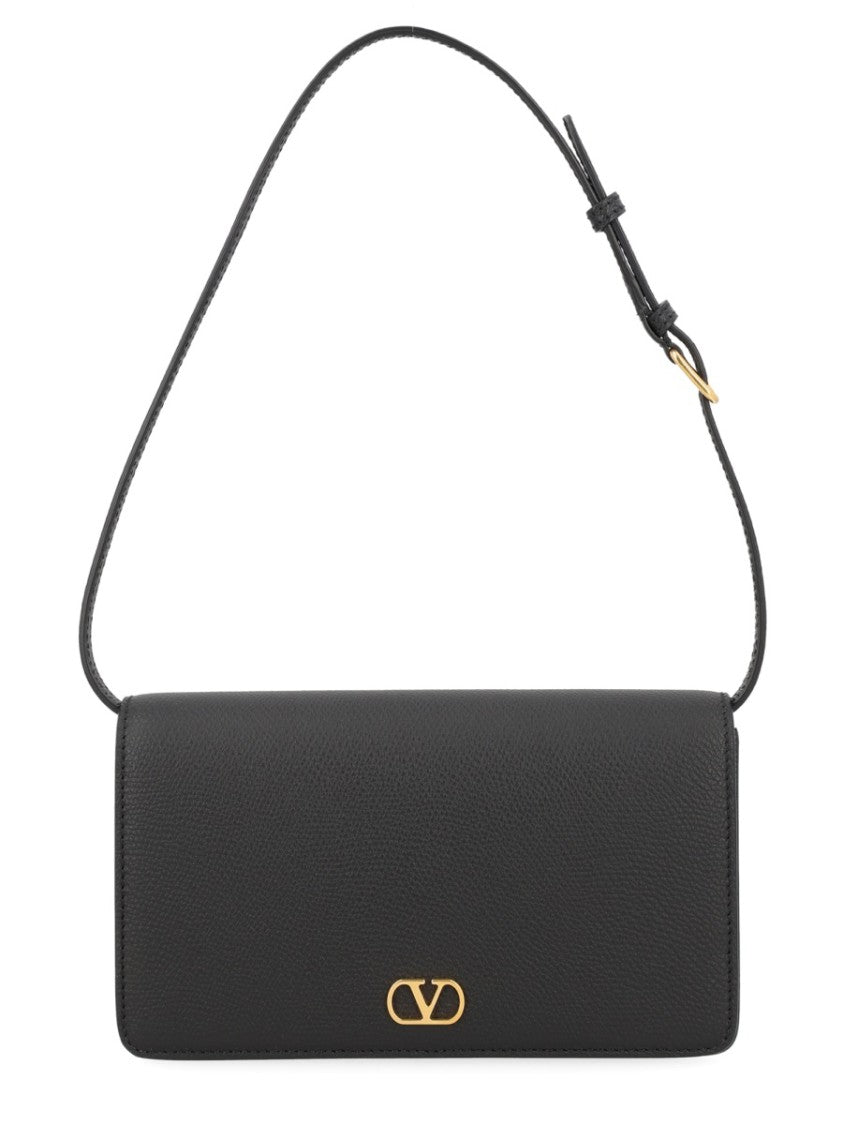 Valentino Vlogo Signature Textured Leather Mini Bag
