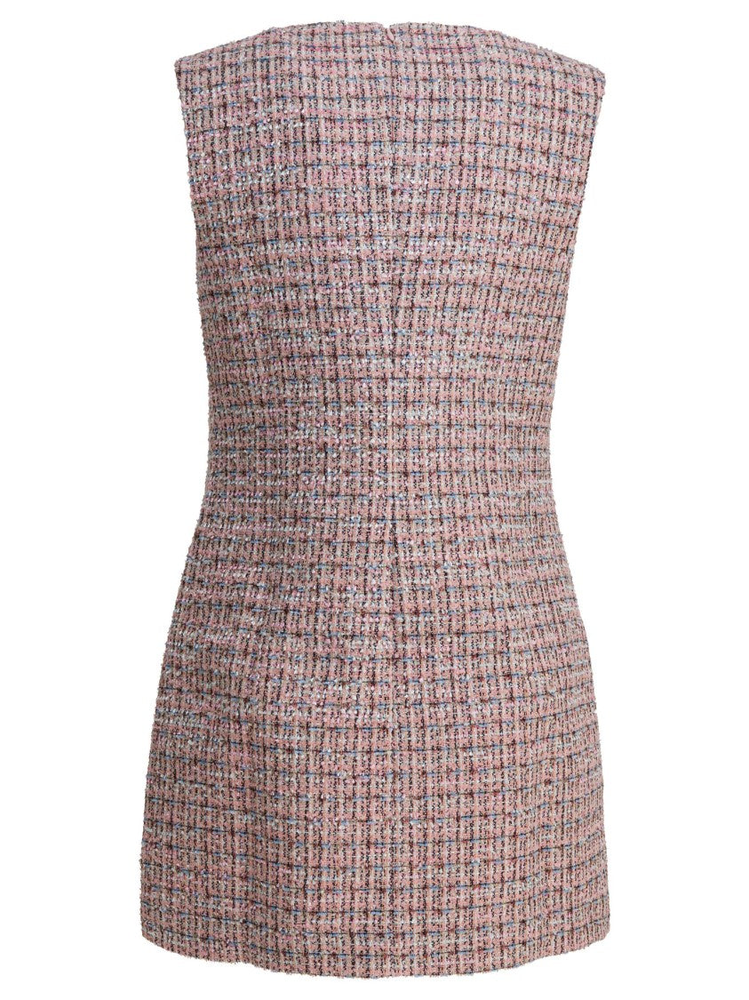 Self-Portrait Short Boucle Dress