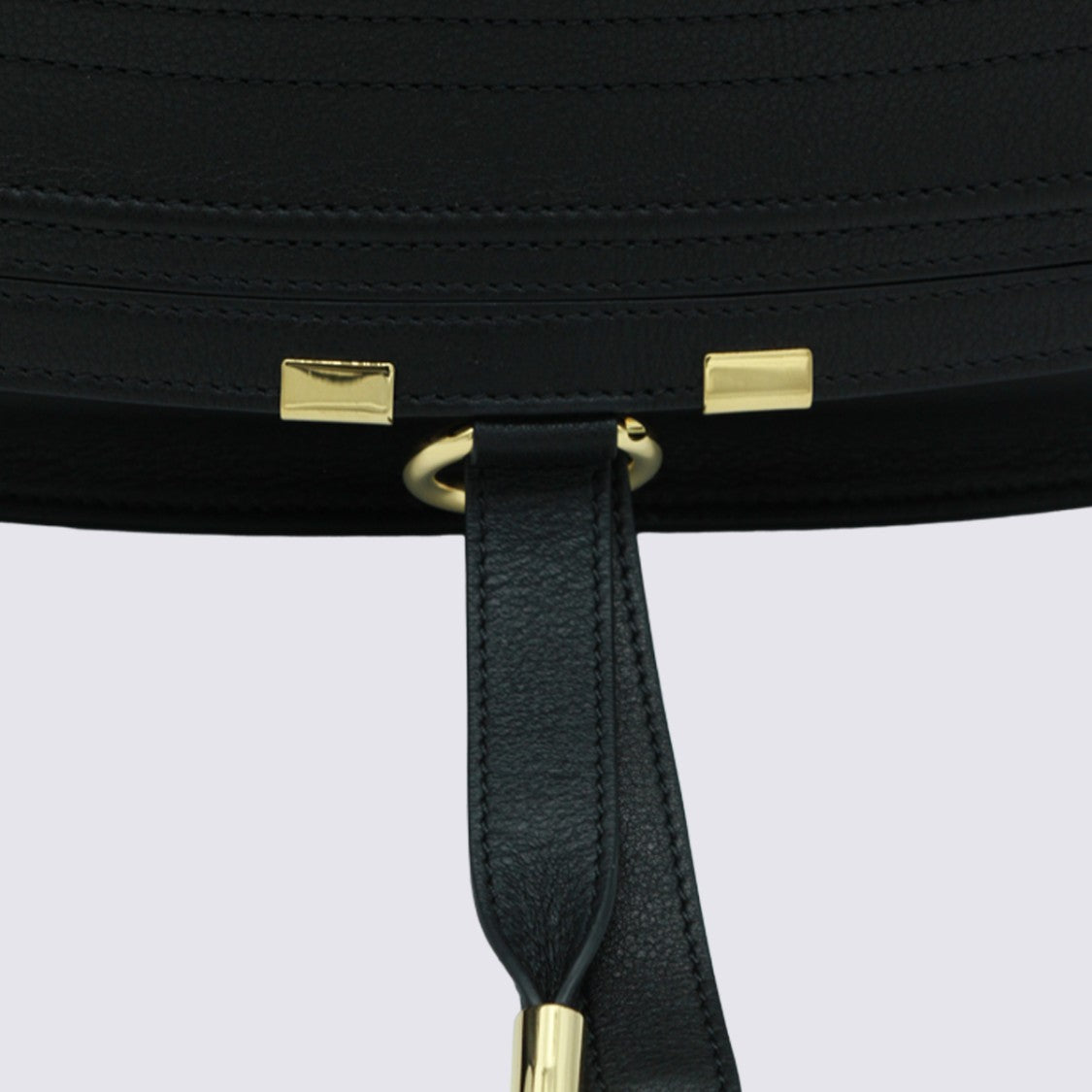 Chloé Structured Handbag With Curved Silhouette And Gold-Tone Accents
