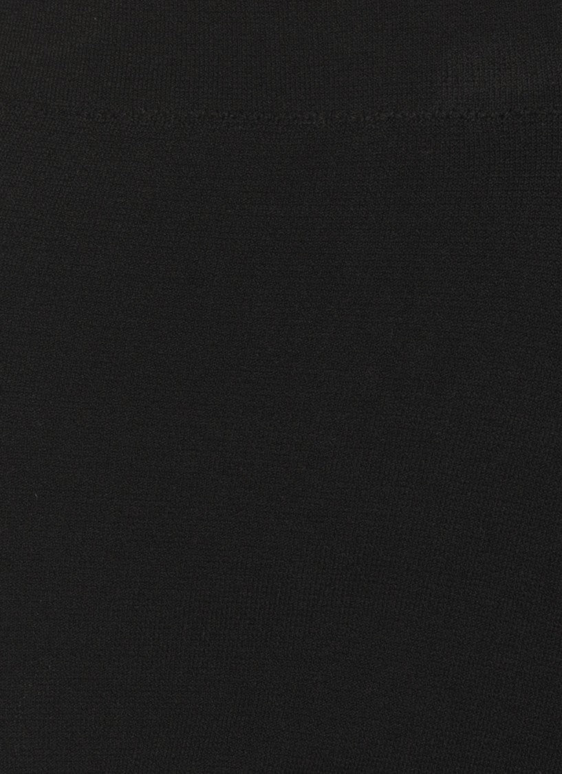 D. Exterior Black Viscose Pants