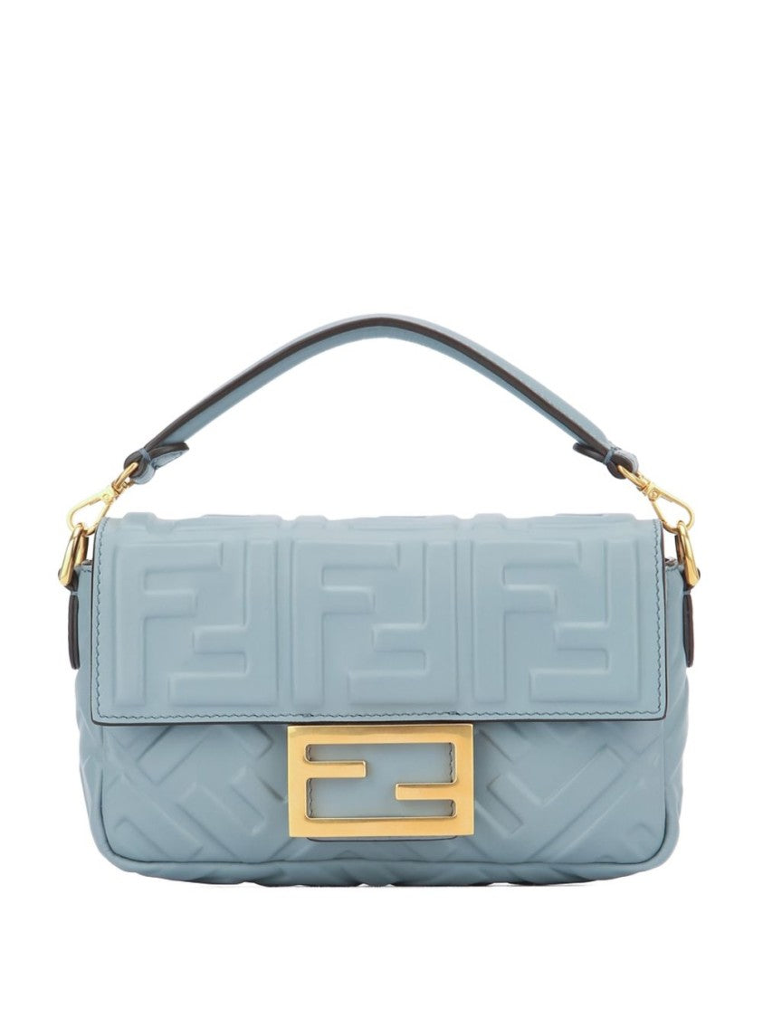 Fendi Baguette® Mini Handbag With Geometric Embossing