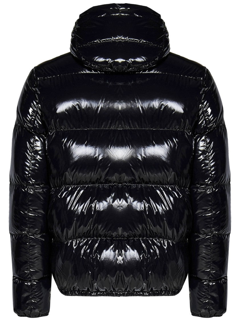 Herno Glossy Nylon Down Jacket With Drawstring Hood