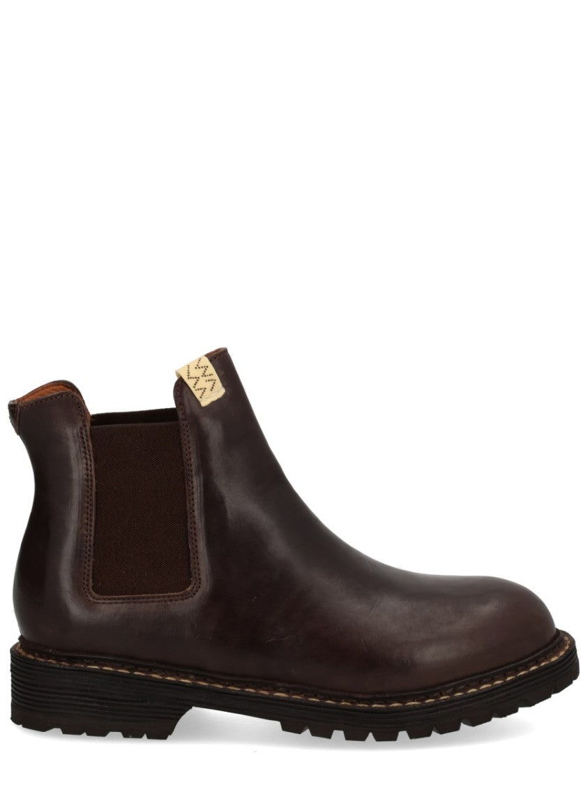 Visvim Dark Brown Leather Chelsea Boot