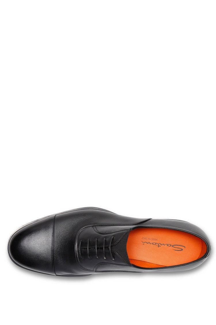 Santoni Easy Leather Lace-Up Shoes