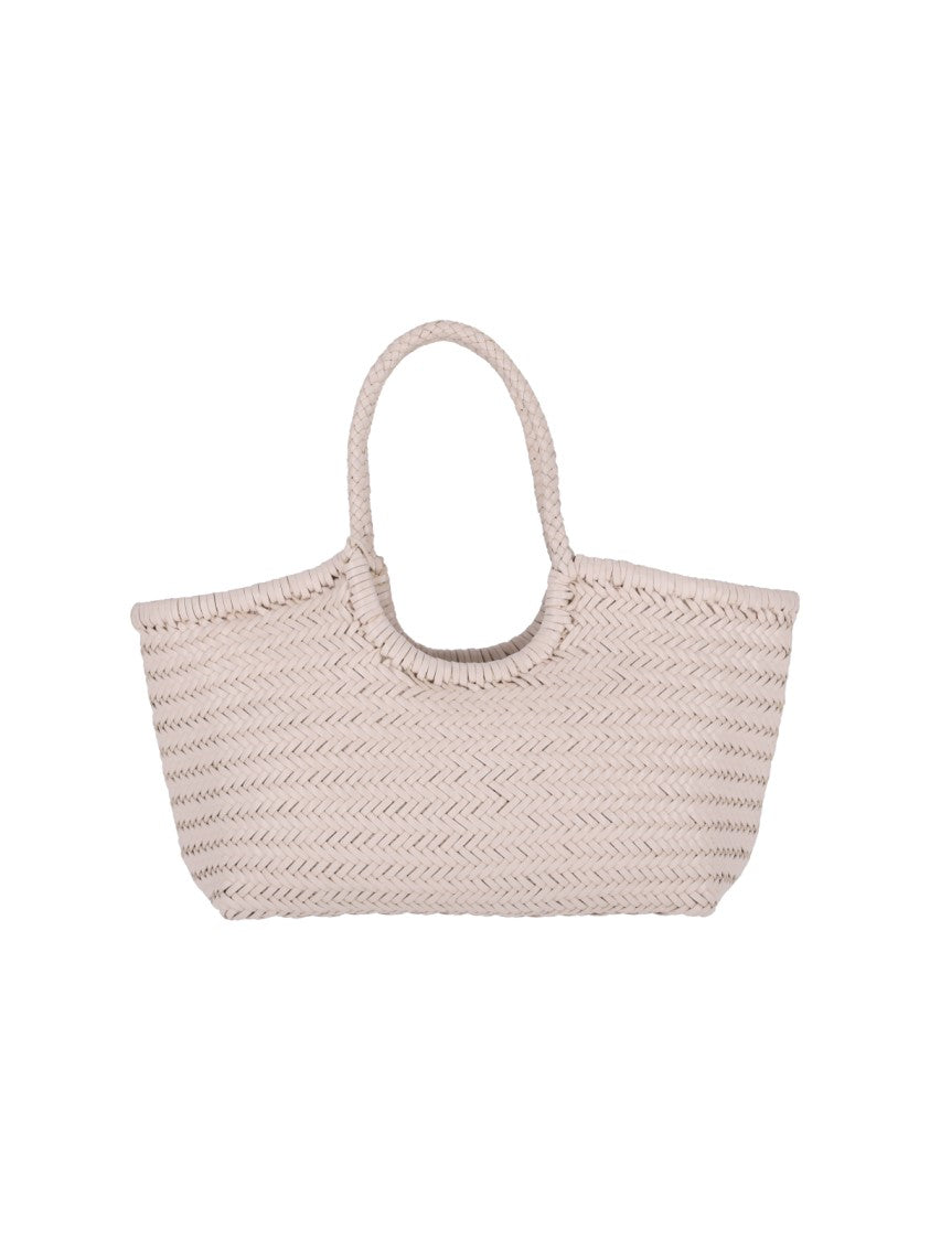 Dragon Diffusion "Nantucket" Large Shoulder Bag – Cream