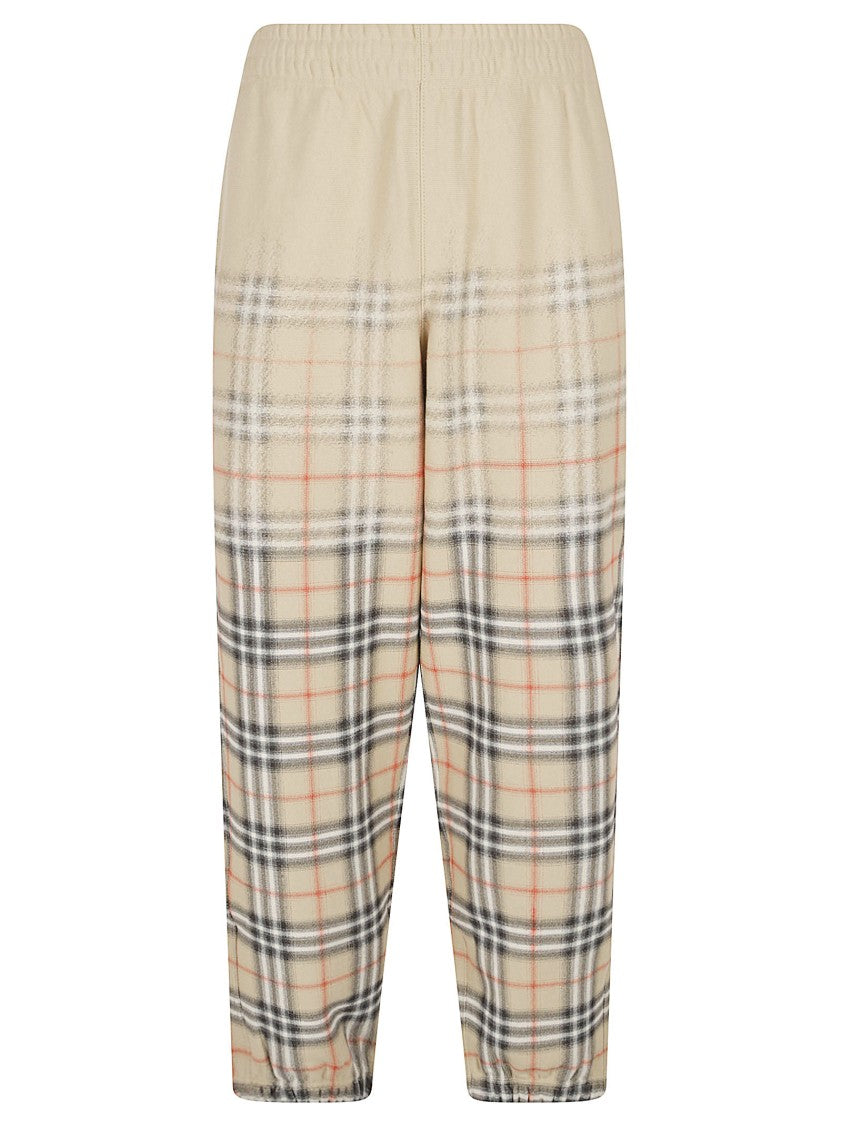 Burberry Comfort-Fit Trousers With Gradient Check Design