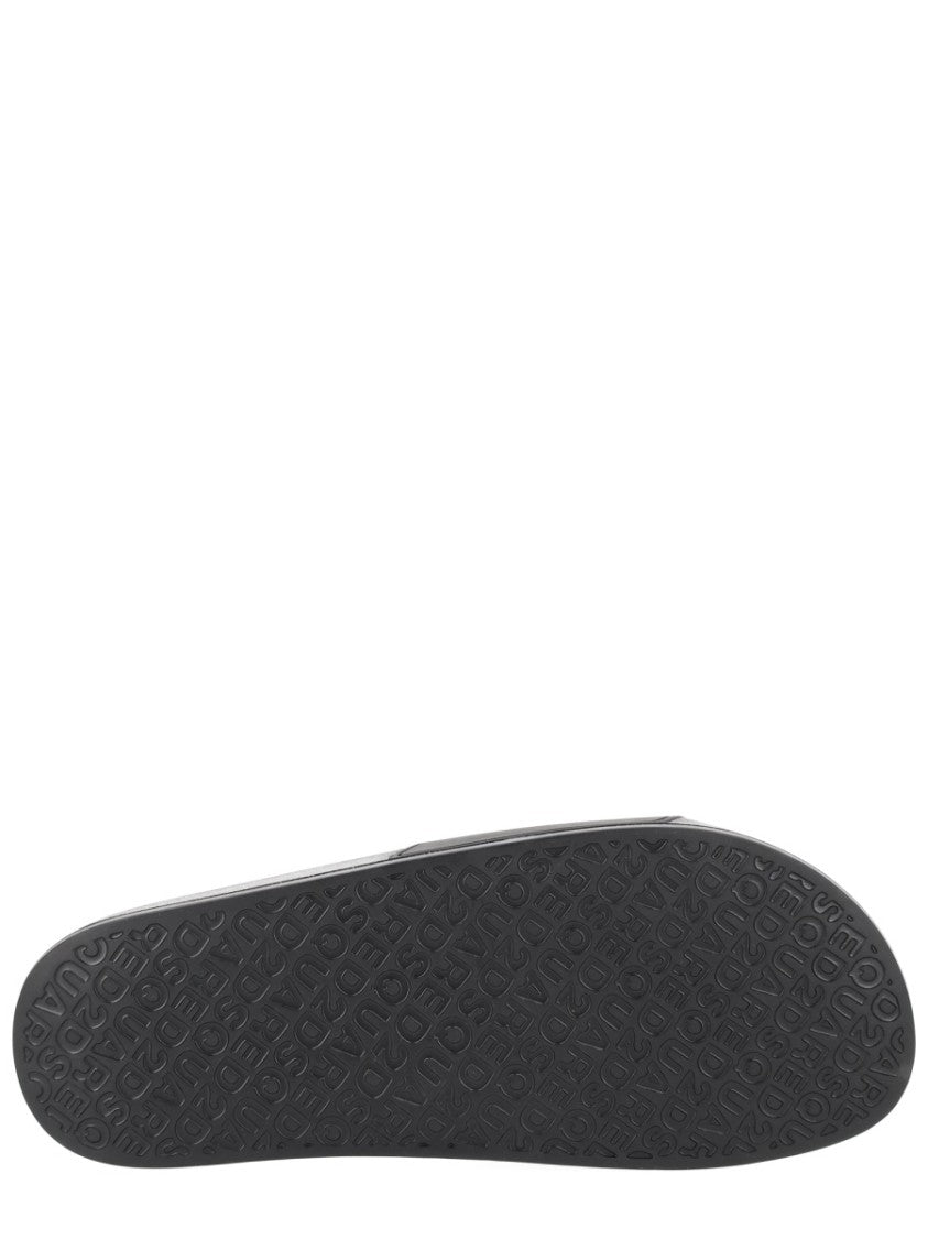 Dsquared2 Contoured Raised Lettering Sandals