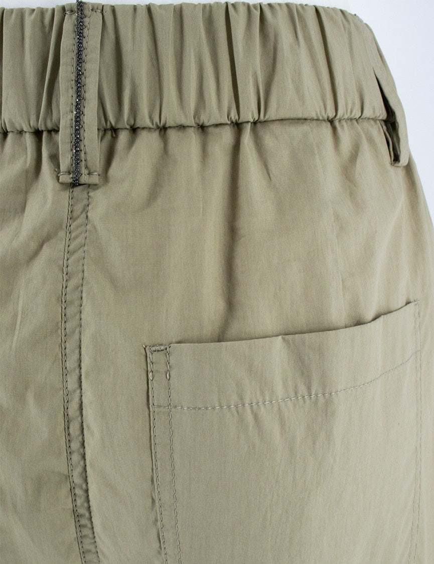 Brunello Cucinelli Cotton Poplin Trousers