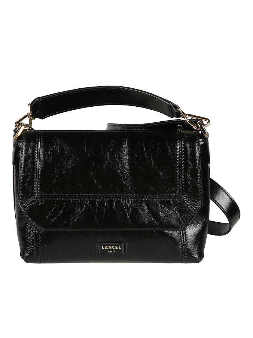 Lancel Ninon Soft Medium Flap Leather Shoulder Bag