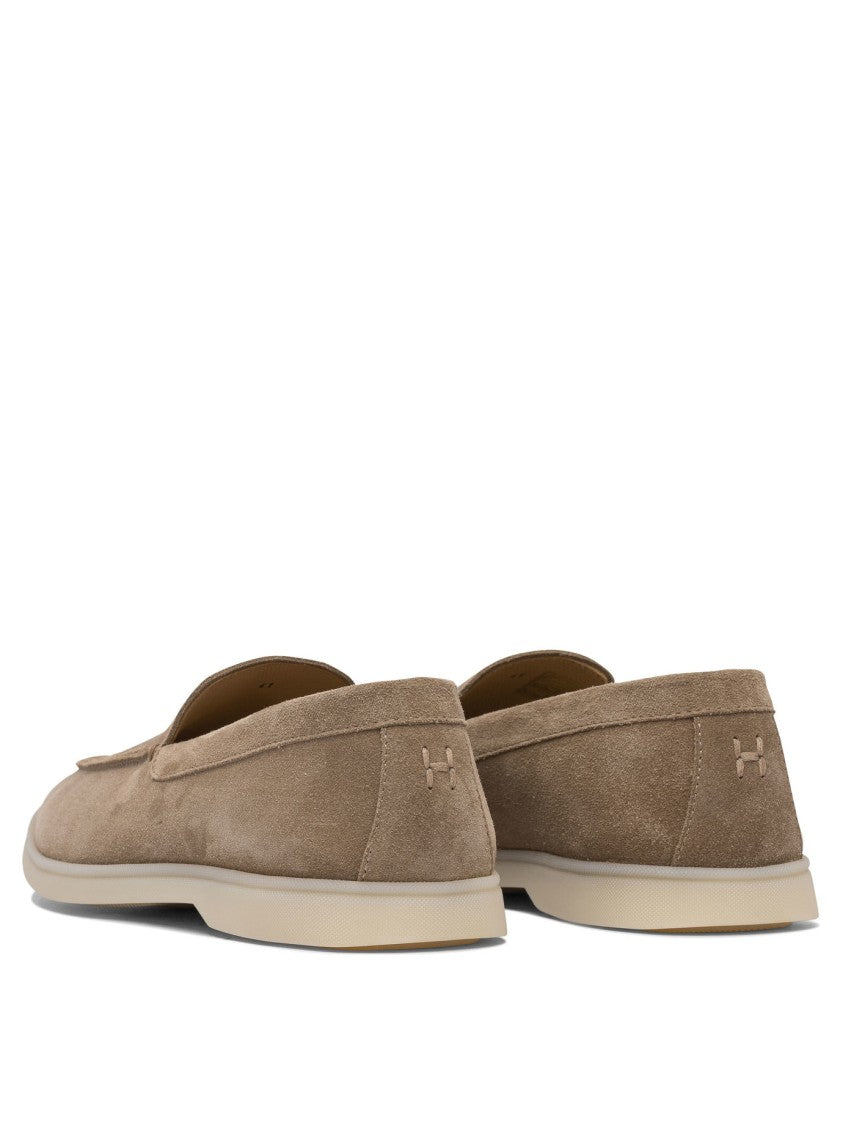 Henderson Baracco Suede Loafers With Rubber Sole