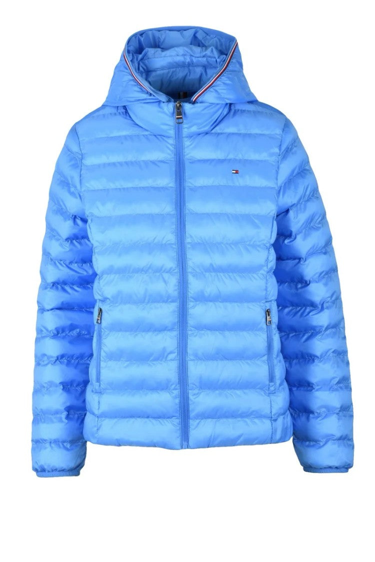 Tommy Hilfiger Light Blue Polyester Women's 100G Down Jacket
